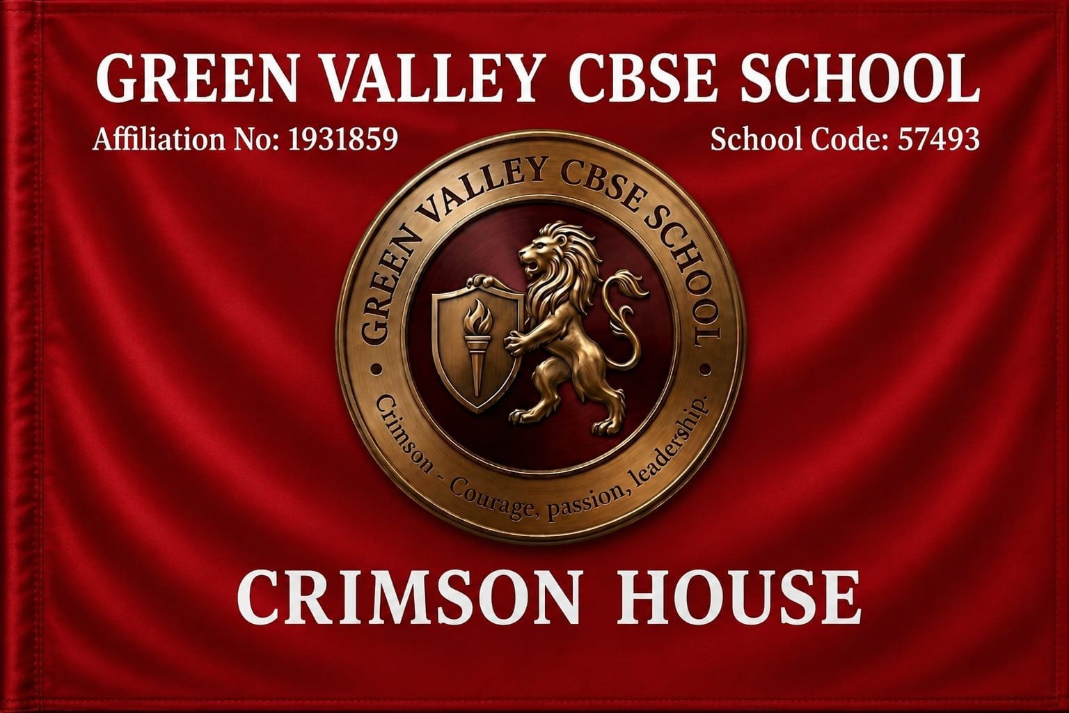 Crimson House Flag