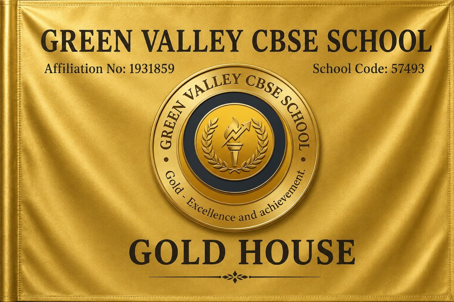 Gold House Flag